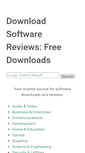 Mobile Screenshot of downloadsoftwarereviews.com
